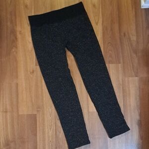 Ardene Black Sparkle Kids Leggings with Shimmer